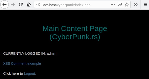 XSStrike Usage Example index