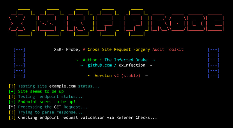 XSRFProbe: Prime CSRF Audit and Exploitation Toolkit XSRFProbe: Prime CSRF Audit and Exploitation Toolkit